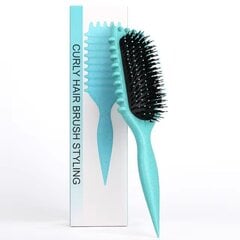 Curly Hair Brush Curly Hair Brush Styling D hind ja info | Juukseharjad, kammid, juuksuri käärid | kaup24.ee