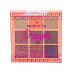 Lauvärvipalett Makeup Revolution London I Heart Revolution 7,2 g, Dragon цена и информация | Тушь, средства для роста ресниц, тени для век, карандаши для глаз | kaup24.ee