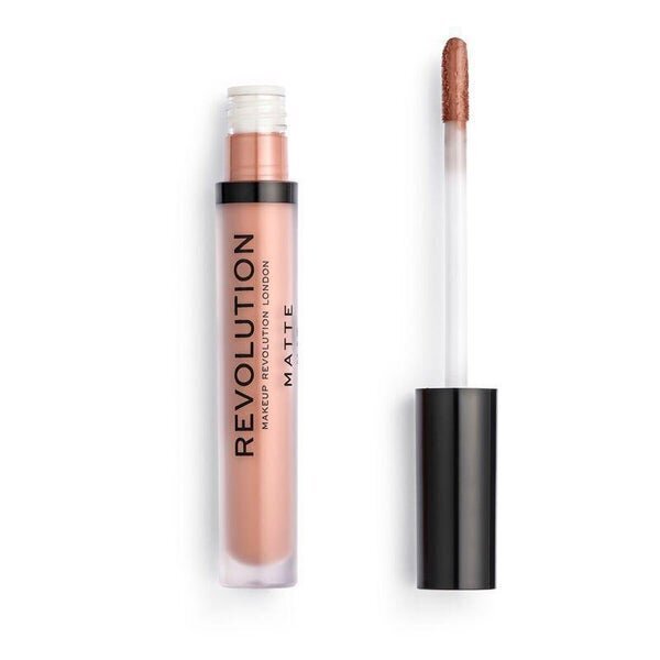 Matt, vedel huulepulk Makeup Revolution London Matte 3 ml, 121 Head Turner hind ja info | Huulepulgad, -läiked, -palsamid, vaseliin | kaup24.ee