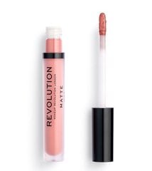 Matt, vedel huulepulk Makeup Revolution London Matte 3 ml, 113 Heart Race hind ja info | Huulepulgad, -läiked, -palsamid, vaseliin | kaup24.ee