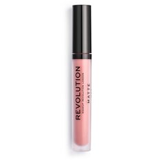 Matt, vedel huulepulk Makeup Revolution London Matte 3 ml, 112 Ballerina цена и информация | Помады, бальзамы, блеск для губ | kaup24.ee