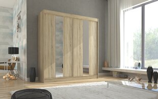 Riidekapp Adrk Furniture Balton 200 cm, tamm цена и информация | Шкафы | kaup24.ee