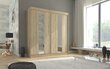 Riidekapp Adrk Furniture Balton 200 cm, tamm цена и информация | Kapid | kaup24.ee