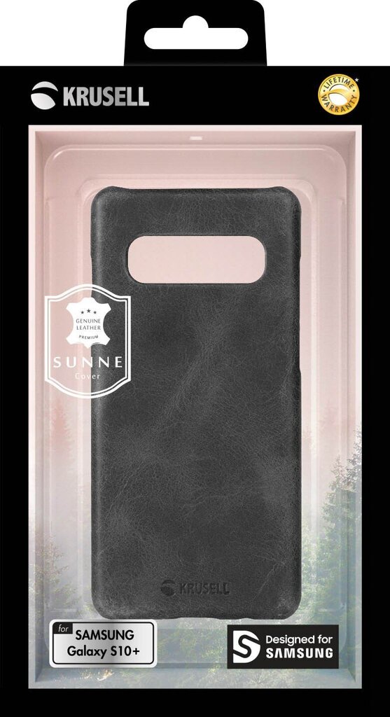 Telefoniümbris Krusell Sunne Cover telefonile Samsung Galaxy S10+, must hind ja info | Telefoni kaaned, ümbrised | kaup24.ee