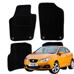 Põrandamatid Seat Ibiza 4 IV VELOR 2008-2017 B hind ja info | Tekstiilmatid | kaup24.ee