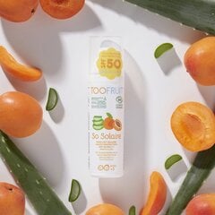 TOOFRUIT SPF50 orgaaniline mineraalsete filtritega päikesekreem lastele aprikoosi lõhnaga, 100 ml цена и информация | Шампуни | kaup24.ee