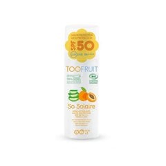 TOOFRUIT SPF50 orgaaniline mineraalsete filtritega päikesekreem lastele aprikoosi lõhnaga, 100 ml цена и информация | Шампуни | kaup24.ee