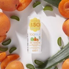 TOOFRUIT SPF50 orgaaniline mineraalsete filtritega päikesekreem lastele aprikoosi lõhnaga, 30 ml цена и информация | Шампуни | kaup24.ee