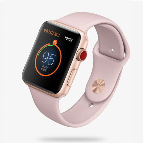 Devia Deluxe Series Sport Band Apple Watch (40mm) jaoks, roosa/beež hind ja info | Nutikellade ja nutivõrude tarvikud | kaup24.ee