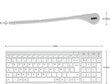 iClever Wireless Keyboard 210917002 kuni 3 AZERTY seadme jaoks. цена и информация | Klaviatuurid | kaup24.ee