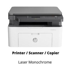 HP Laser MFP 135A Printer / Scanner / Copier Laser Monochrome цена и информация | Принтеры | kaup24.ee