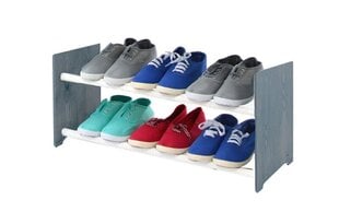 Полка для обуви RBS265, серая / белая цена и информация | Полки для обуви, банкетки | kaup24.ee