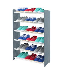 Полка для обуви RBS665, серая/белая цена и информация | Полки для обуви, банкетки | kaup24.ee