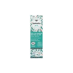 SANAKA orgaaniline roll-on silmakreem hüaluroonhappe, CBD ja kanepiõliga, 15 ml цена и информация | Масла, гели для душа | kaup24.ee