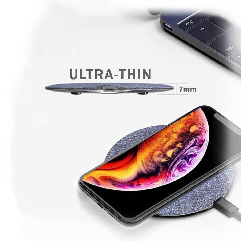 Juhtmevaba laadija Devia UFO series ultra-thin wireless charger (15W) hind ja info | Mobiiltelefonide laadijad | kaup24.ee