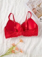 Pluss lilleline pits alustraat Bra·Red·90D цена и информация | Нательные женские майки | kaup24.ee