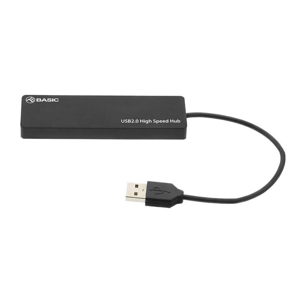 USB jaotur Tellur Basic, 4 porti, USB 2.0, Must цена и информация | USB jagajad, adapterid | kaup24.ee