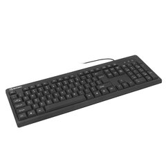 Проводная клавиатура Tellur Basic US, USB черный цена и информация | Клавиатуры | kaup24.ee
