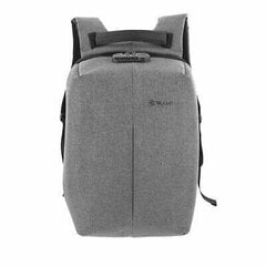 Tellur 15.6 Notebook Backpack Antitheft V2, USB port, gray цена и информация | Компьютерные сумки | kaup24.ee