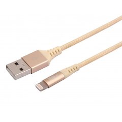 Andmeedastuskaabel Tellur, USB/Lightning, 1m, Kuldne hind ja info | Mobiiltelefonide kaablid | kaup24.ee