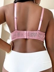 Pluss lilleline pits Bow eesmine alustraat Bra·Dusty Pink·105C цена и информация | Нательные женские майки | kaup24.ee