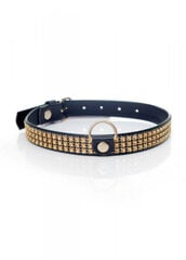 Boss Of Toys Fetish B - Series Collar with crystals 2 cm gold цена и информация | БДСМ и фетиш | kaup24.ee