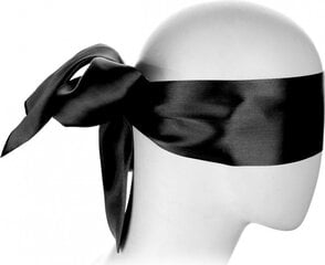 Silmside Kiotos Leather Black Blindfold Satin Look, must hind ja info | BDSM ja fetish | kaup24.ee