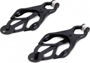 Kiotos Steel Budget Clover Nipple Clamp Black Set цена и информация | БДСМ и фетиш | kaup24.ee