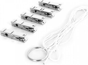 Kiotos Steel Modern Zinc Alloy Nipple clamps 5x Set with Rope цена и информация | БДСМ и фетиш | kaup24.ee