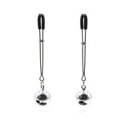 Kiotos Steel Nipple Clamps with Bells цена и информация | БДСМ и фетиш | kaup24.ee