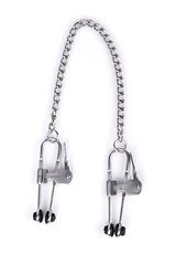 Kiotos Steel Pressure Tit Lock Nipple Clamps цена и информация | БДСМ и фетиш | kaup24.ee