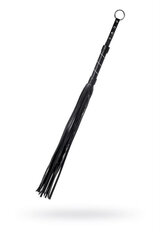 Toyfa Anonymo flogger, PU leather, black, 64 cm цена и информация | БДСМ и фетиш | kaup24.ee