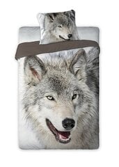 Постельное белье Wild Wolf 160x200 см цена и информация | Детское постельное бельё | kaup24.ee