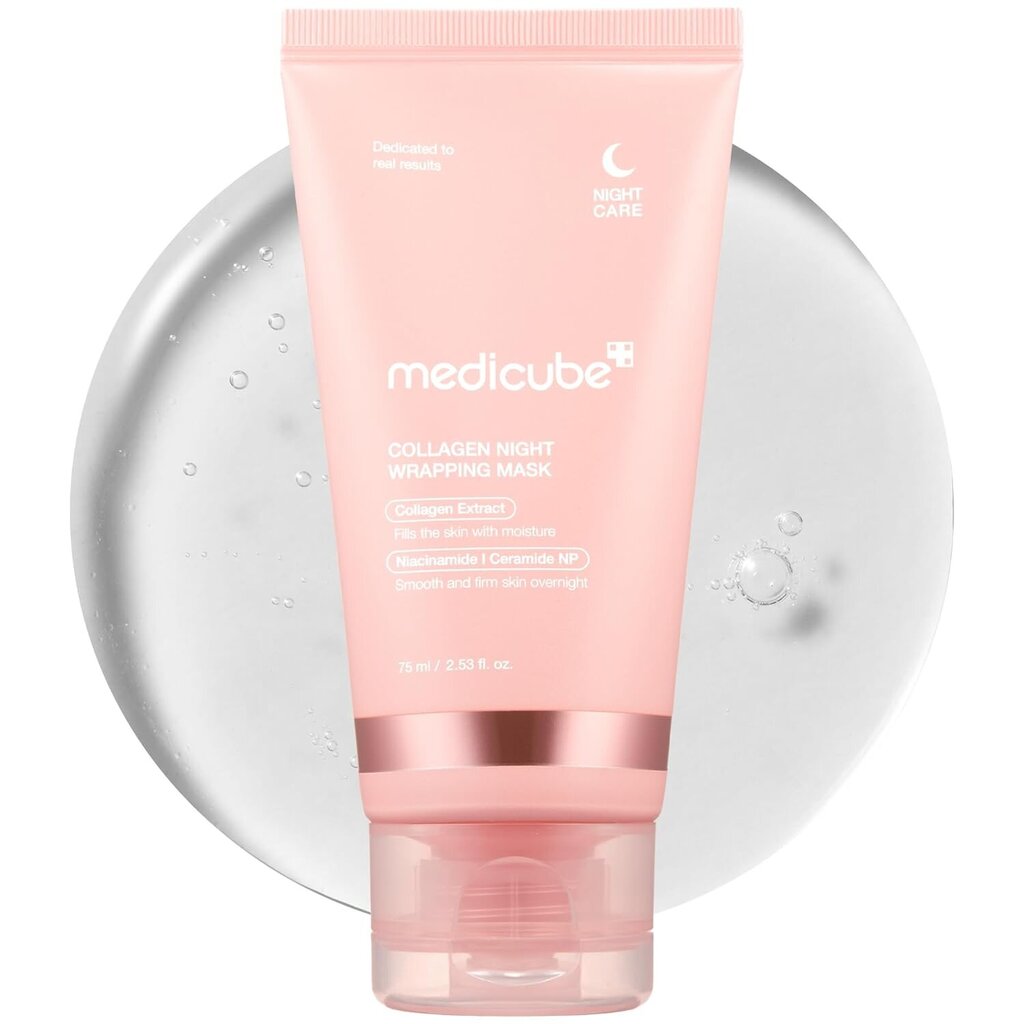 Medicube Collagen Night Wrapping Mask 75 ml - Taastav näomask цена и информация | Näomaskid, silmamaskid | kaup24.ee