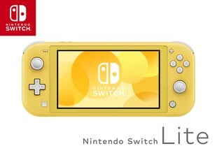 Nintendo Switch Lite, 32 ГБ, желтого цвета цена и информация | Игровые приставки | kaup24.ee