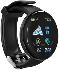 Nutikell FitnessPro D18, must hind ja info | Nutikellad (smartwatch) | kaup24.ee