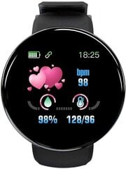 Nutikell FitnessPro D18, must hind ja info | Nutikellad (smartwatch) | kaup24.ee