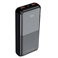 Jellico P29 20000mAh Быстрая зарядка Пауэрбанк Зарядное устройство 2x USB QC 22.5W / PD USB-C 20W Выход Черный цена и информация | Зарядные устройства Power bank | kaup24.ee