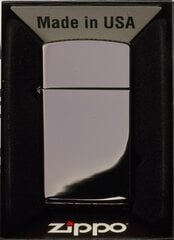 Набор ZIPPO Зажигалка EBONY SLIM HIGH POLISH Подарочный набор No4 цена и информация | Зажигалки и аксессуары | kaup24.ee