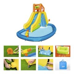 Täispuhutav bassein liumäega Bestway Mount Splashmore Mega Water Park, 435x286x267 cm цена и информация | Бассейны | kaup24.ee