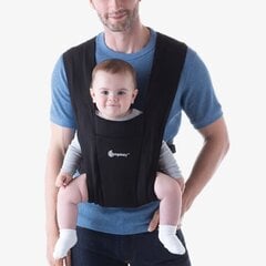 Kandekott ERGObaby Embrace, Pure Black hind ja info | Kõhukotid | kaup24.ee