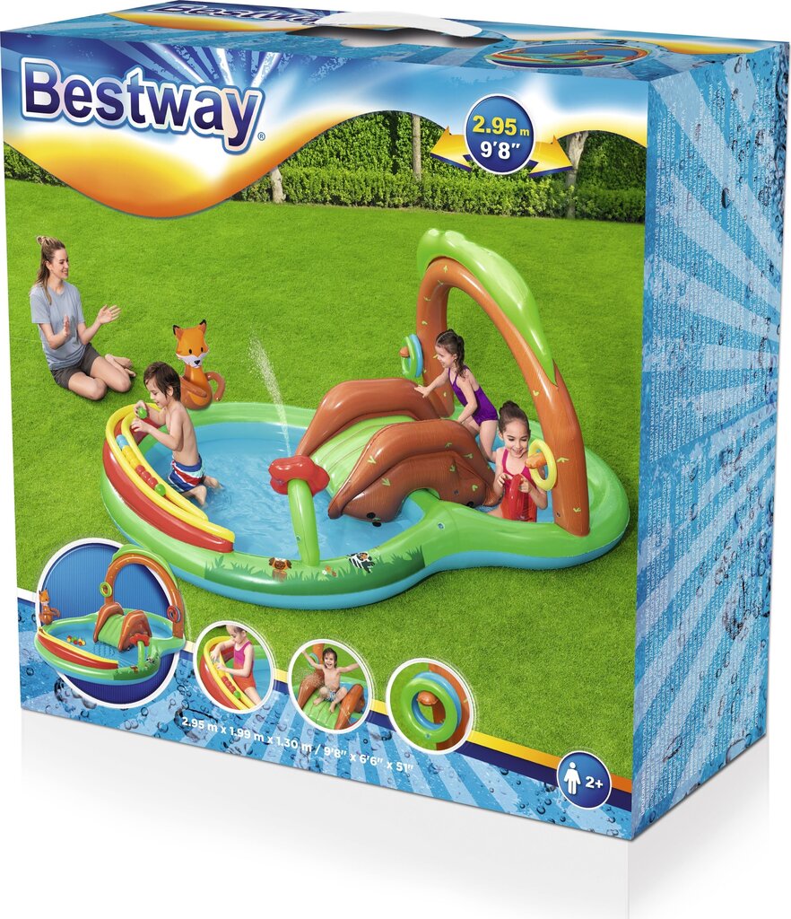 Täispuhutav mänguväljak Bestway Friendly Woods, 295x199x130 cm цена и информация | Basseinid | kaup24.ee