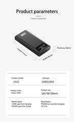 Xiaomi 200000mAh 120W Power Bank. Супер быстрая зарядка аккумулятора. Высокая емкость, цифровой дисплей. Power Bank для iPhone. цена и информация | Зарядные устройства Power bank | kaup24.ee