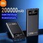 Xiaomi 200000mAh 120W toitepank. Super kiire aku laadimine. Suure võimsusega digitaalne ekraan. Power Bank iPhone'i jaoks. цена и информация | Akupangad | kaup24.ee