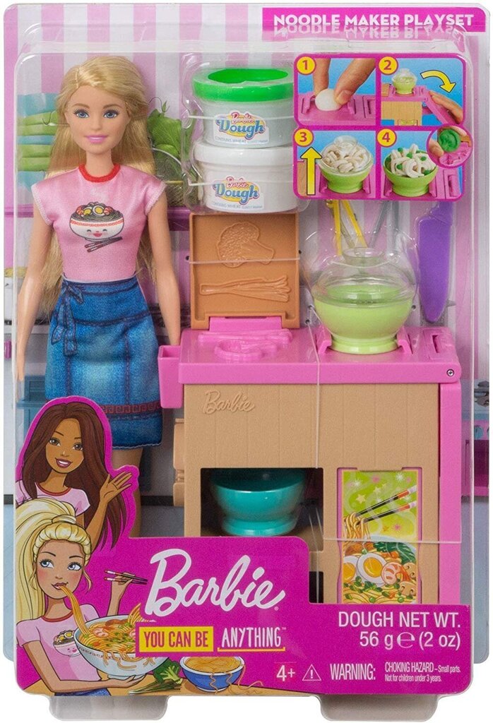 Nukk Barbie komplekt Pastabaar GHK43 hind ja info | Tüdrukute mänguasjad | kaup24.ee