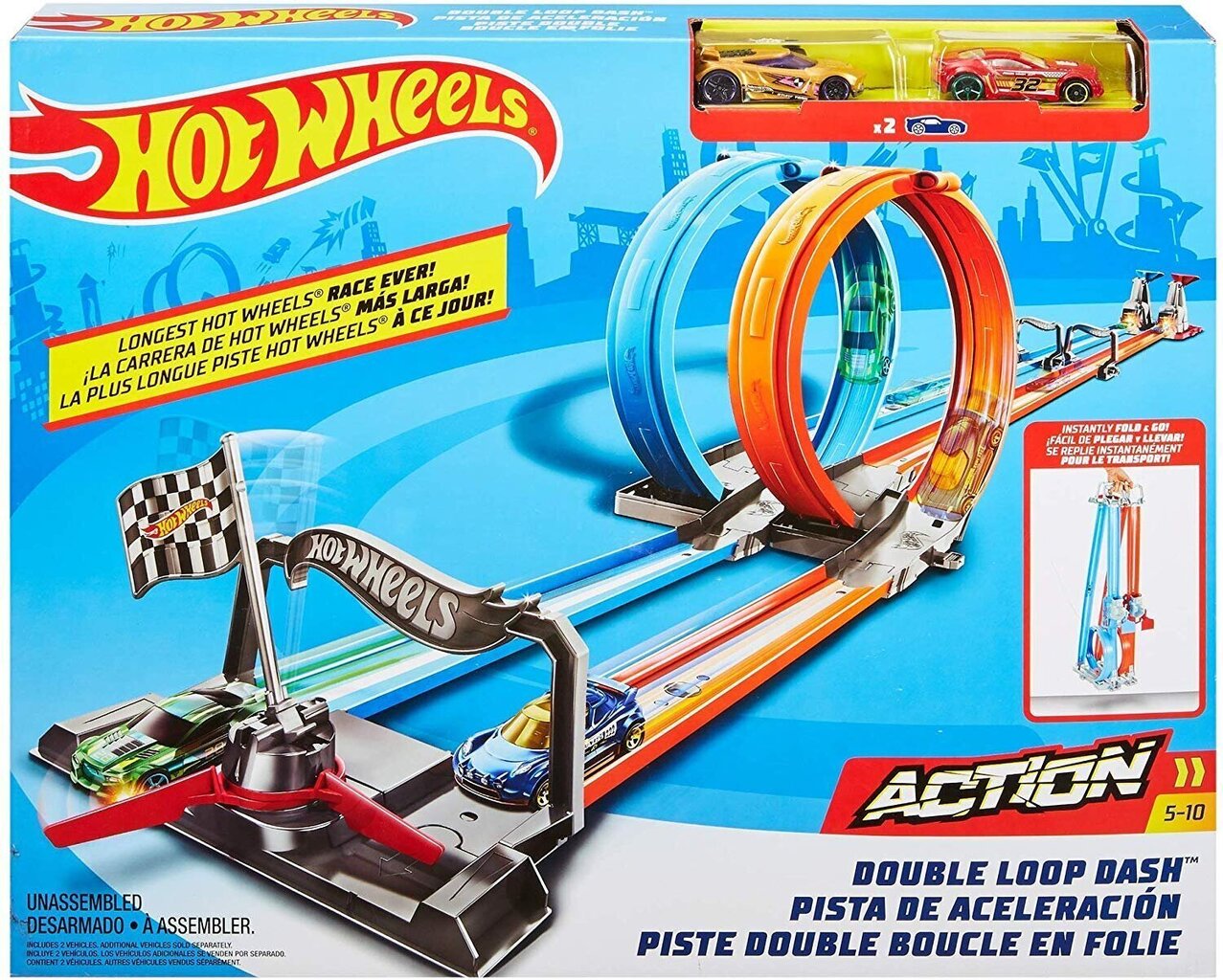 Autorada 2 silmust Hot Wheels, GFH85 hind ja info | Poiste mänguasjad | kaup24.ee