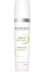 Naha siluv kontsentraat rasusele ja kombineeritud nahale Bioderma Sébium Night Peel 40 ml цена и информация | Кремы для лица | kaup24.ee