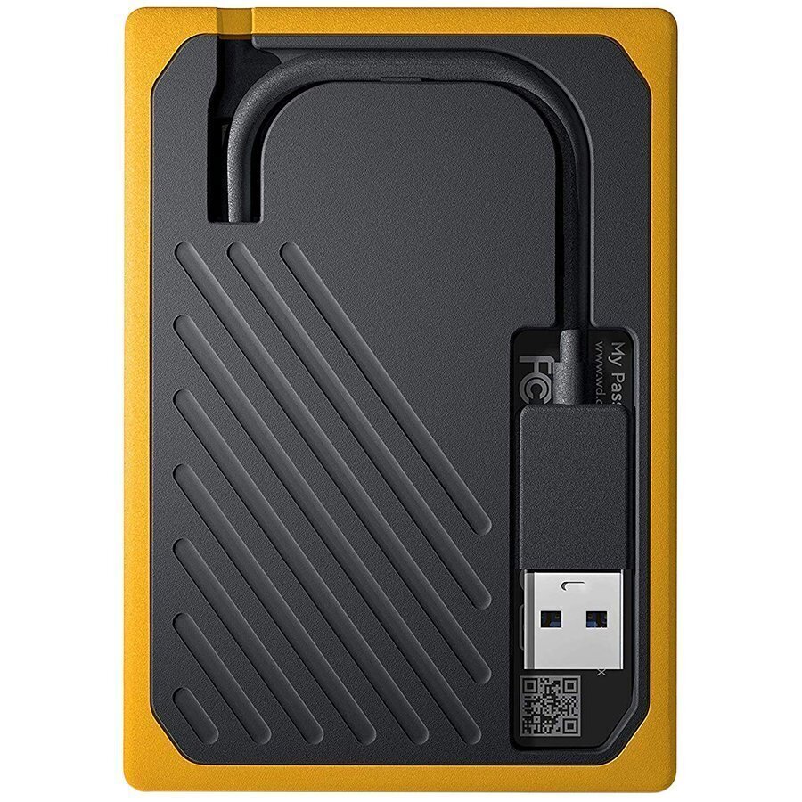 Sandisk SSD My Passport Go, 500 GB, Must/Oranž цена и информация | Välised kõvakettad (SSD, HDD) | kaup24.ee