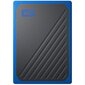 Sandisk SSD My Passport Go, 1TB, Must/Sinine hind ja info | Välised kõvakettad (SSD, HDD) | kaup24.ee