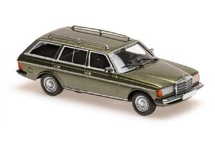 MERCEDES-BENZ (W123) 230TE - 1982 - GREEN METALLIC Car Model Maxichamps 1:43 hind ja info | Mudelautode kollektsioneerimine | kaup24.ee